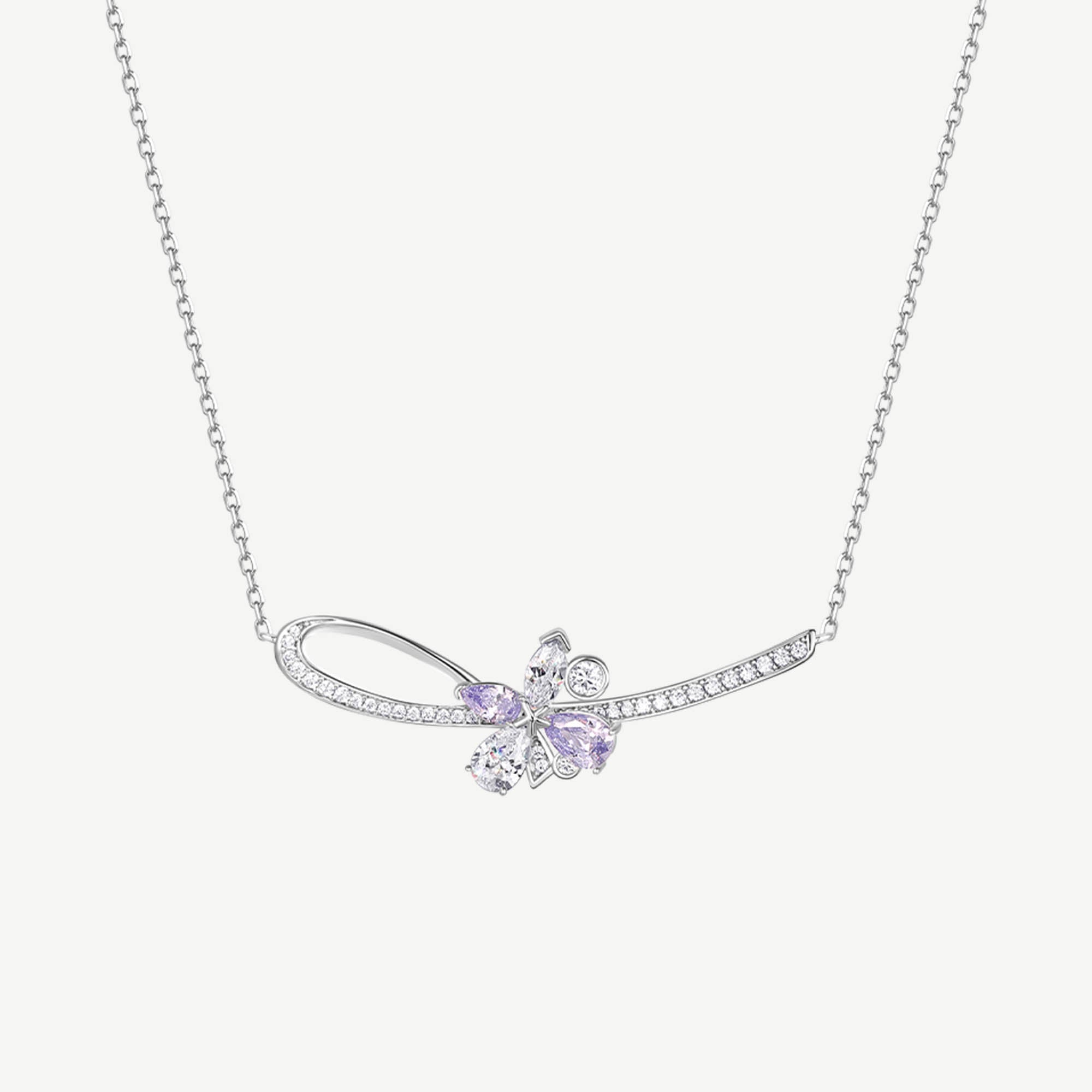 Collier en Argent Wisteria Vine