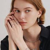 Rose Pin Silver Ring