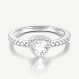Trinity Essential Silver Ring in White CZ