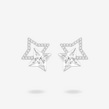 "Starlit Melody" Boucles d'oreilles en argent sterling avec écho