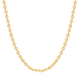 FANCIME "Sunlit Grace" Collier en chaîne classique à maillons floraux en argent sterling