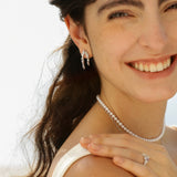 “Glycine Épanouie” Boucles d'Oreilles en Argent Sterling Fleurs à Pendentif