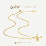 Collier en argent sterling Golden Snitch x Harry Potter FANCIME