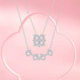 FANCIME "Clover Blossom" Collier en argent sterling