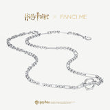 Collier en argent sterling avec charme de baguette magique x FANCIME Harry Potter