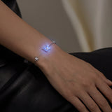 FANCIME "Starlight Butterfly" Bracelet en argent sterling émaillé lumineux