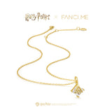 Collier en argent sterling des Reliques de la Mort x Harry Potter FANCIME