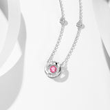 "Eternal Pulse" Collier en argent sterling