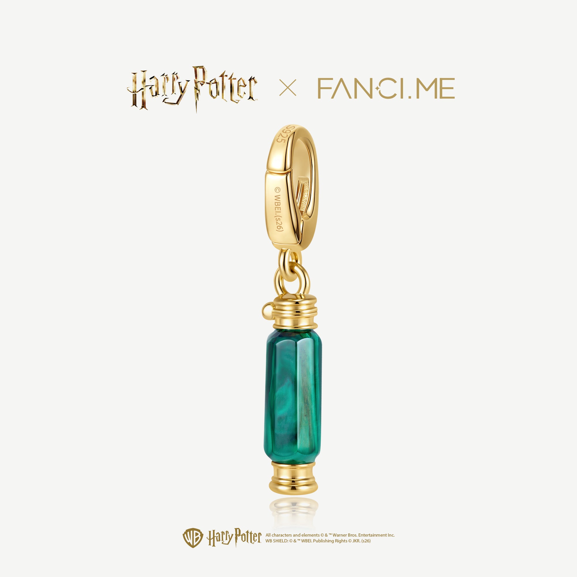 FANCIME × Harry Potter Pendentif Argent Deluminateur Design Lumineux