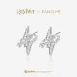 Boucles d'oreilles en argent marque Patronus Harry Potter x FANCIME