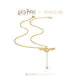 Collier en argent sterling Golden Snitch x Harry Potter FANCIME