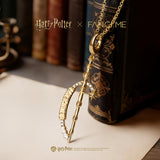 Harry Potter x FANCIME Baguette d'Albus Dumbledore Pendentif Argent