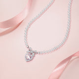 Collier en argent "Câlin de cœur" x FANCIME