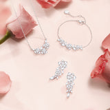 "Blooming Rose" Collier en argent sterling
