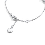 Bracelet en argent sterling "Vega Serenade" Étoile scintillante Alpha Lyrae