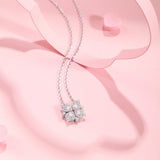 FANCIME "Clover Blossom" Collier en argent sterling