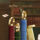 Bague en argent sterling de la maison Serpentard x Harry Potter FANCIME