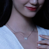 FANCIME "Starlight Butterfly" Collier en argent sterling émaillé lumineux