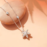 Collier Élégant en Argent Sterling “Majesté de l'Érable”