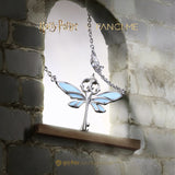 Collier en argent sterling avec design phosphorescent des clés volantes x Harry Potter FANCIME
