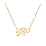 Collier éléphant porte-bonheur FANCIME en argent sterling 925 poli