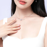 Collier en Argent Wisteria Vine