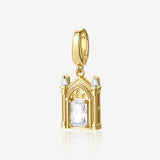 Charme en argent sterling du miroir du Riséd x FANCIME Harry Potter