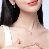 Collier en Argent Wisteria Tendril
