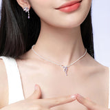 Collier en Argent Wisteria Tendril