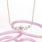 Collier en argent sterling "Vega Whisper" Étoile scintillante Alpha Lyrae