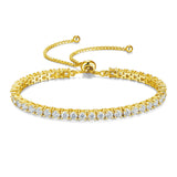 FANCIME "The One" Bracelet de tennis en moissanite en argent sterling