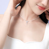 Collier en Argent Wisteria Tendril