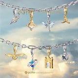 Charme en argent sterling des Reliques de la Mort x FANCIME Harry Potter