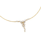 Collier en argent sterling "Vega Serenade" Étoile scintillante Alpha Lyrae
