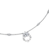 Collier en argent sterling "Vega Aureole" Étoile scintillante Alpha Lyrae