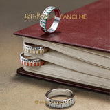 Harry Potter x FANCIME Anneau en Argent de la Maison Serpentard