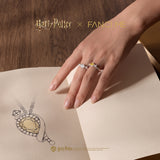Harry Potter x FANCIME Anneau en Argent de Felix Felicis