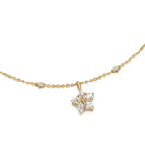 Collier en argent sterling "Ms Vega" Étoile scintillante Alpha Lyrae