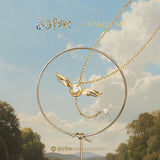 Collier en argent sterling Golden Snitch x Harry Potter FANCIME