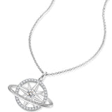 FANCIME "Promesse Stellaire" Collier en argent sterling avec pierre de naissance d'avril
