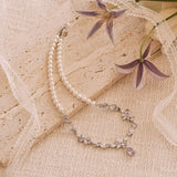 Collier en Argent Doux de Promesse Wisteria Bloom Drop