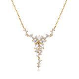 Collier en argent sterling "Vega Serenade" Étoile scintillante Alpha Lyrae