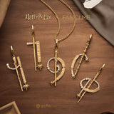 Colliers en Argent avec Charms de Baguette de Draco Malfoy x FANCIME
