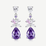 Boucles d'Oreilles en Argent Léger Wisteria Petal