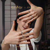 Bague en argent sterling de la maison Serdaigle x FANCIME Harry Potter
