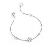 Bracelet en argent sterling "Ms Vega" Étoile scintillante Alpha Lyrae