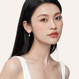Boucles d'oreilles en Perles en Argent Sterling “Haricot Sucré” FANCIME
