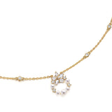 Collier en argent sterling "Vega Aureole" Étoile scintillante Alpha Lyrae