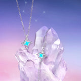 Collier en argent sterling "Starlit Dream" Étincelant