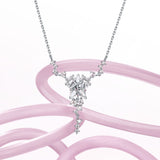Collier en argent sterling "Vega Serenade" Étoile scintillante Alpha Lyrae